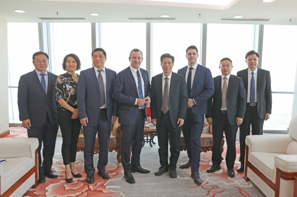 西澳大利亞州州長麥高文一行訪問中鋼集團